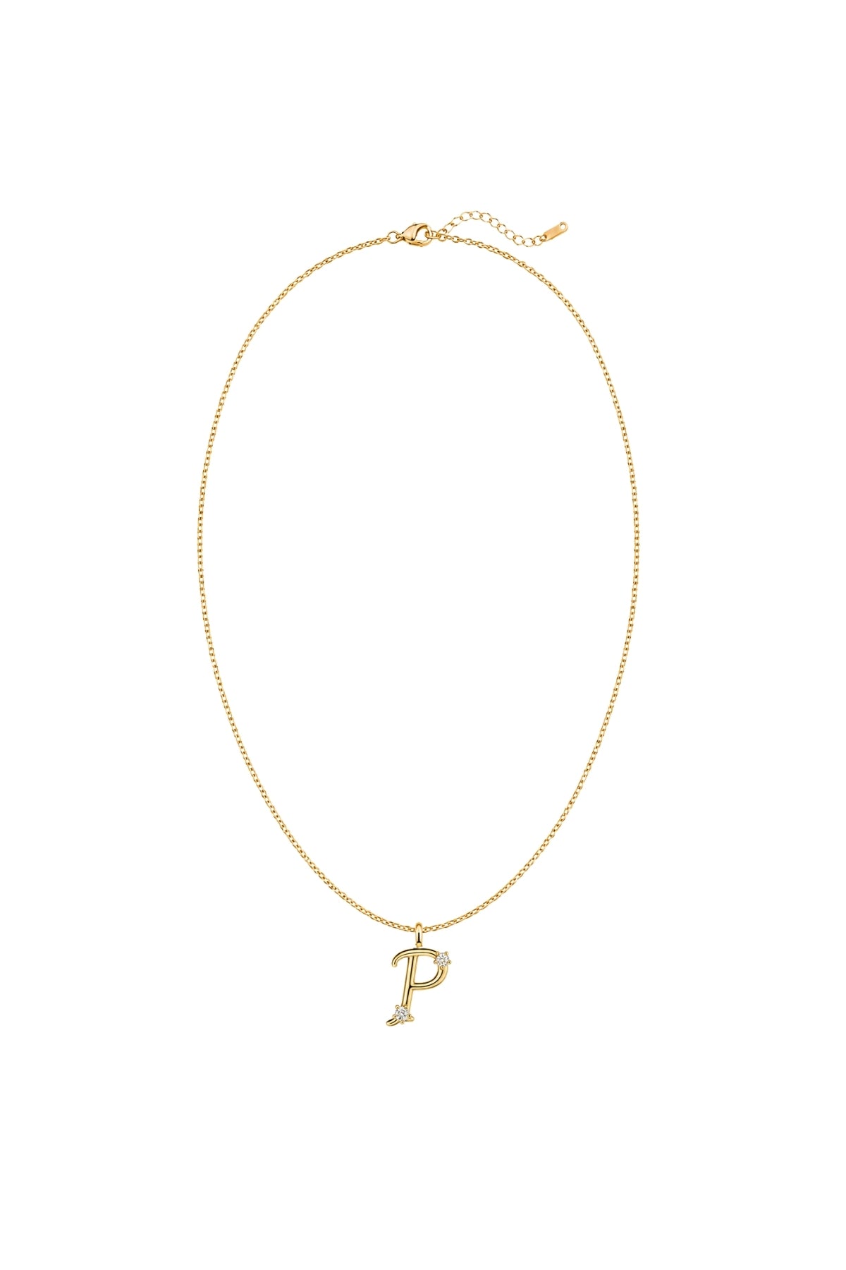 Çelik Üzeri Altın Kaplama Signature Collection Harf Kolye