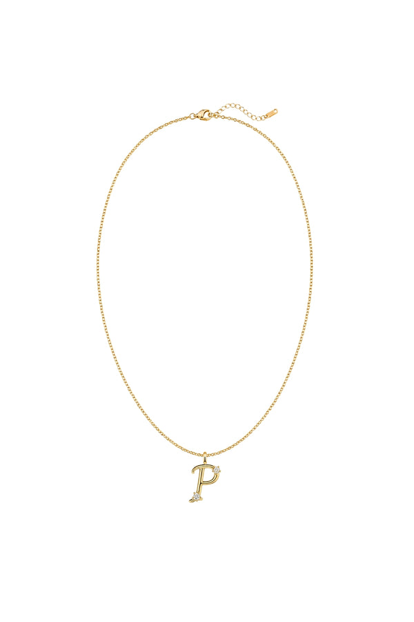 Çelik Üzeri Altın Kaplama Signature Collection Harf Kolye