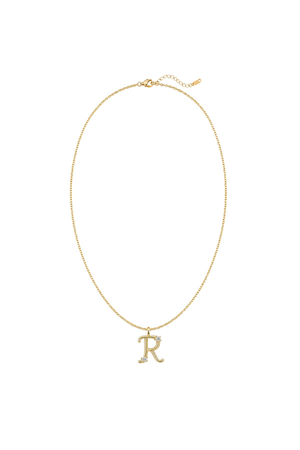 Çelik Üzeri Altın Kaplama Signature Collection Harf Kolye