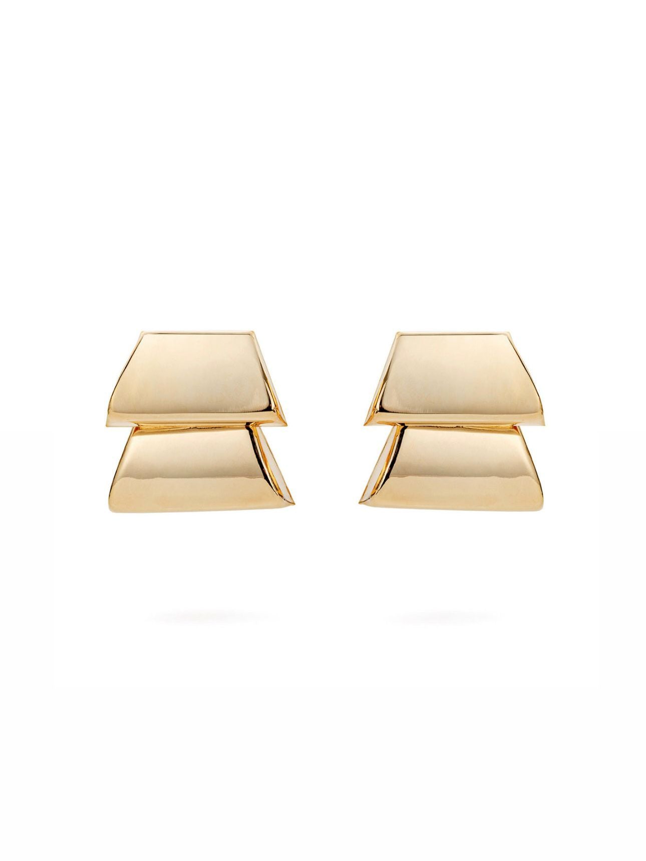 Çelik yvone küpe gold