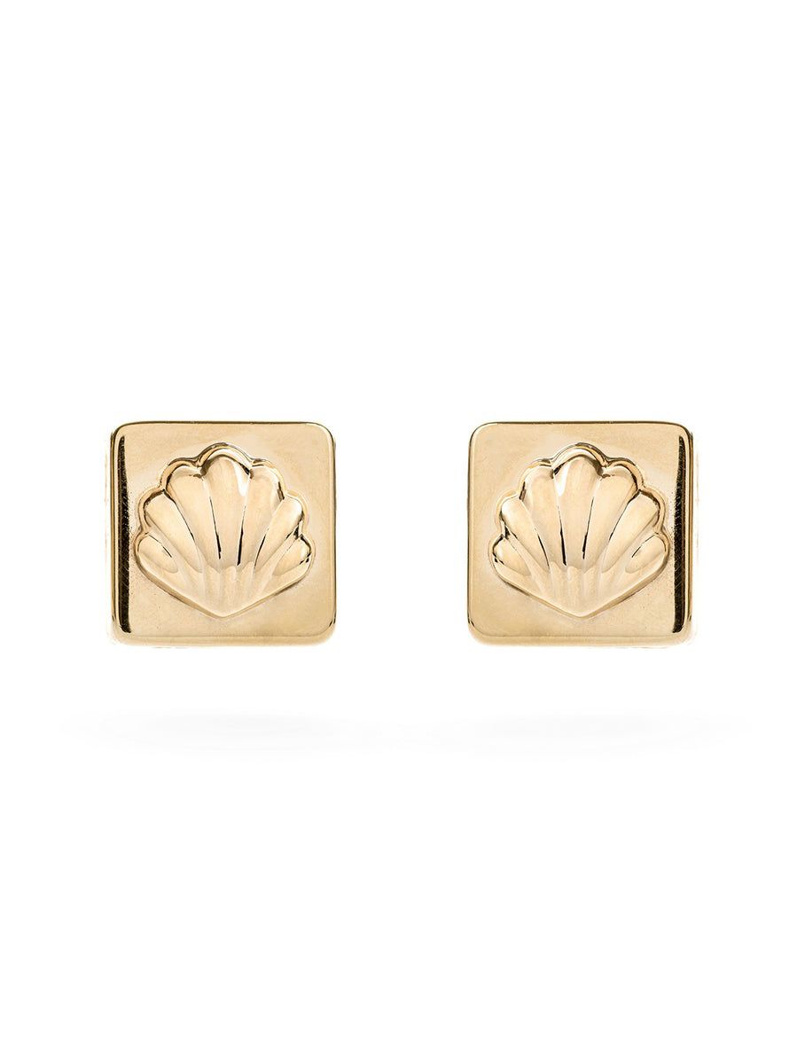 Çelik galia küpe gold