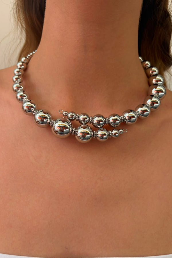 Çelik Orbit Choker Kolye