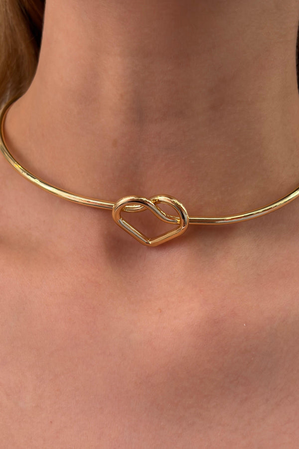 Çelik Coeur Choker Kolye