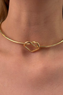 Çelik Coeur Choker Kolye