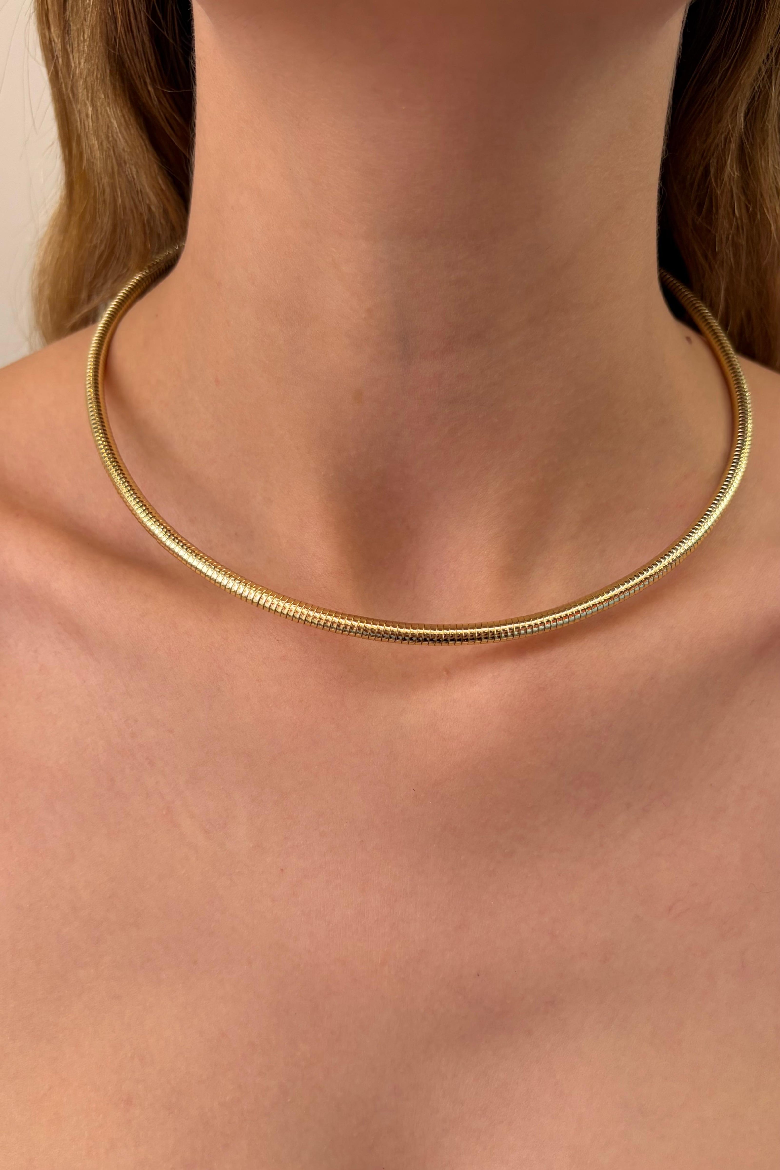 Çelik Valora Choker Kolye