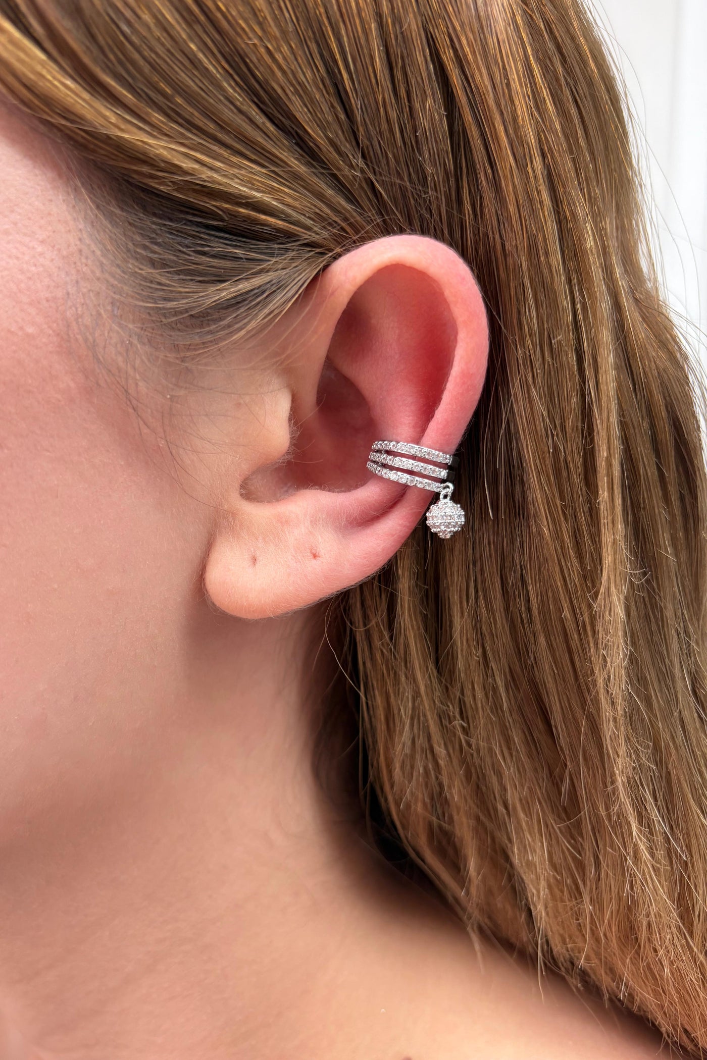 Çelik Sıkıştırmalı Halo Earcuff