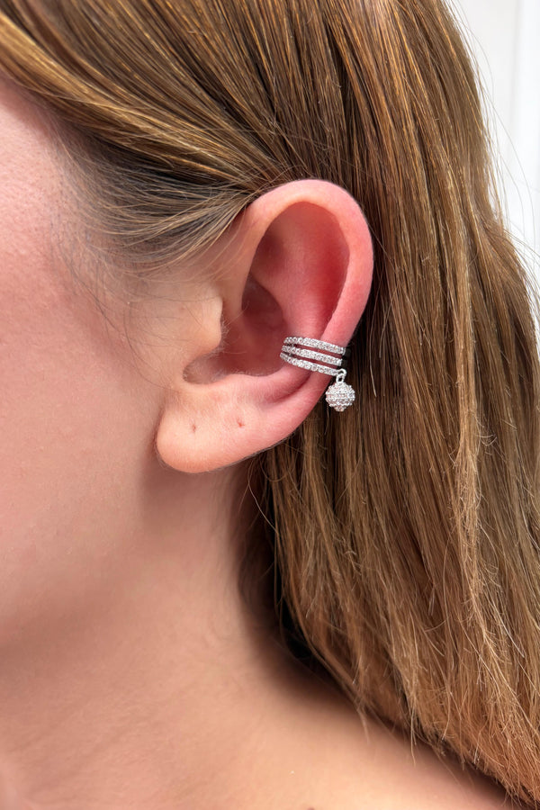 Çelik Sıkıştırmalı Halo Earcuff