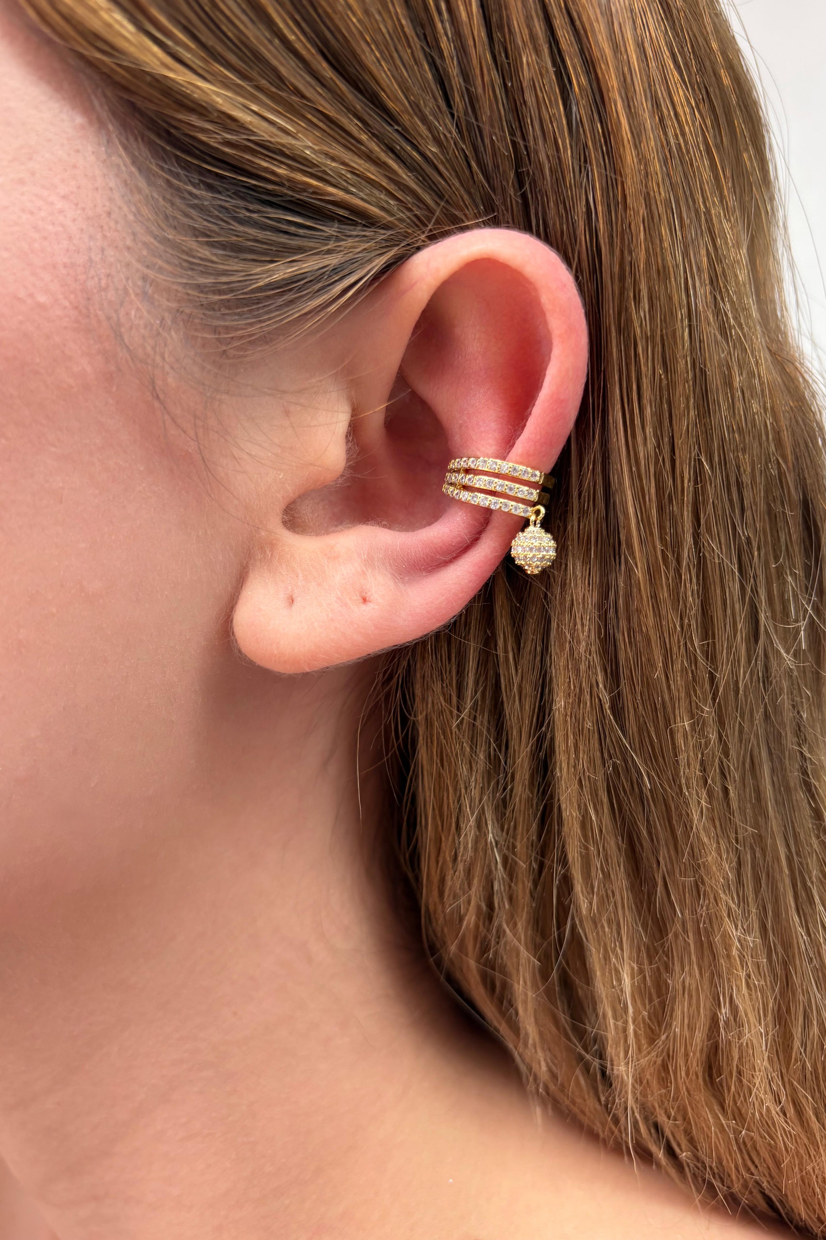 Çelik Sıkıştırmalı Halo Earcuff