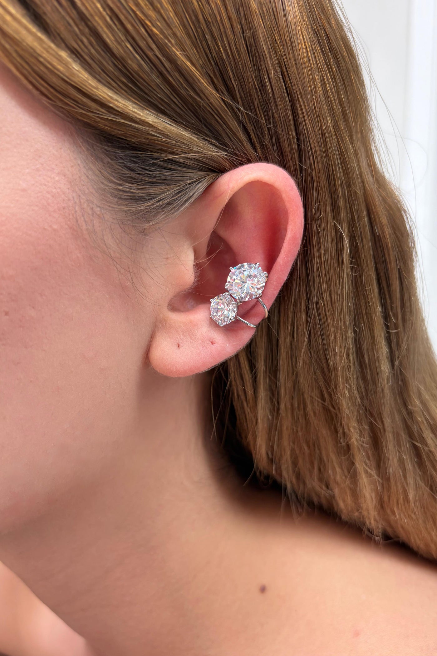 Çelik Sıkıştırmalı Duet Earcuff