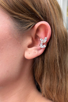 Çelik Sıkıştırmalı Papillon Earcuff