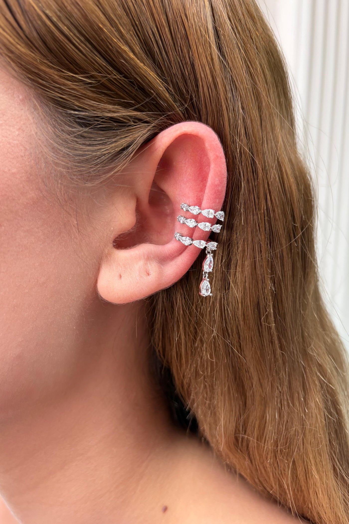 Çelik Sıkıştırmalı Seraphina Earcuff