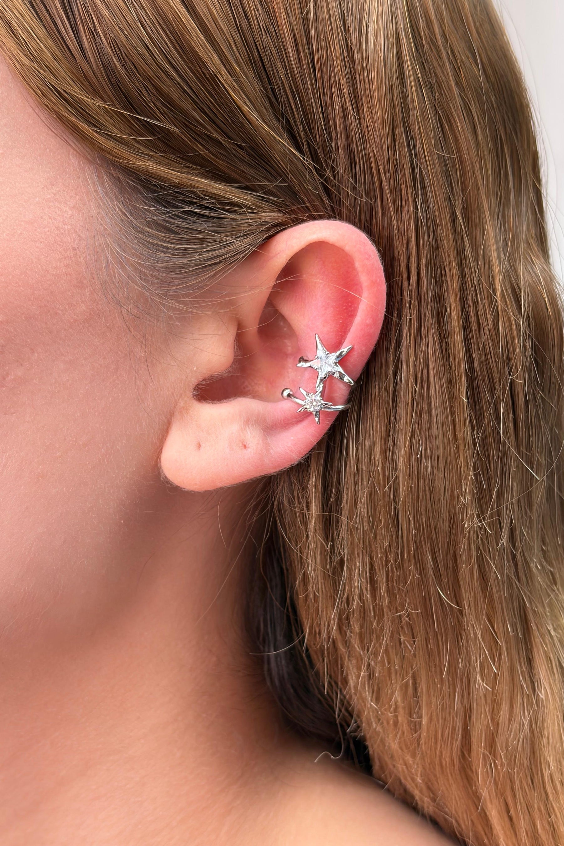 Çelik Sıkıştırmalı Astra Earcuff
