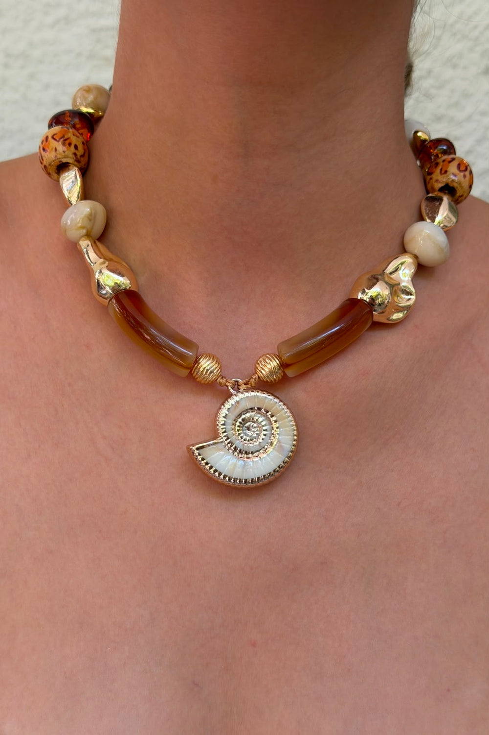 Seashell Collection Nautilus Kolye