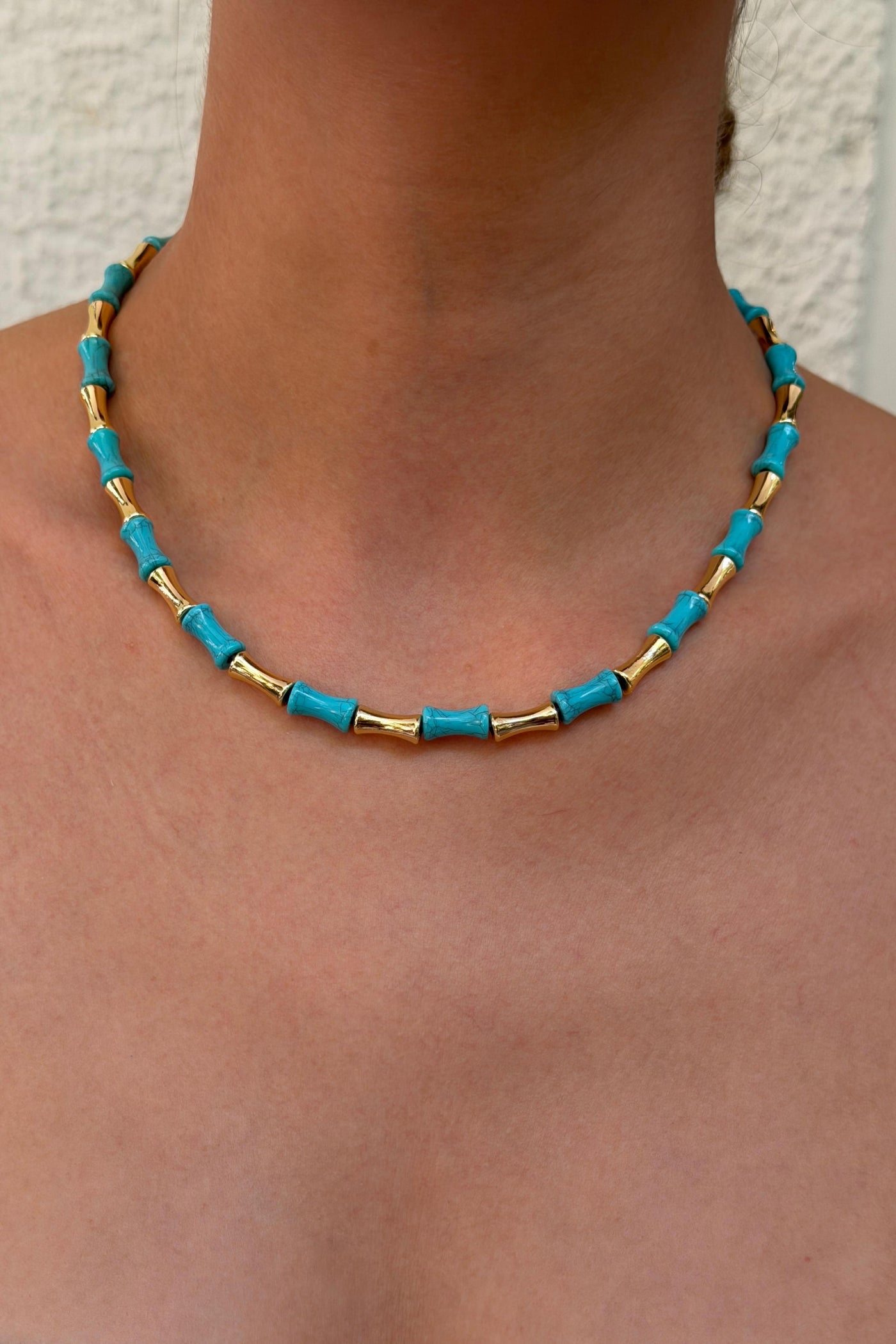 Azure Collection Bamboo Kolye