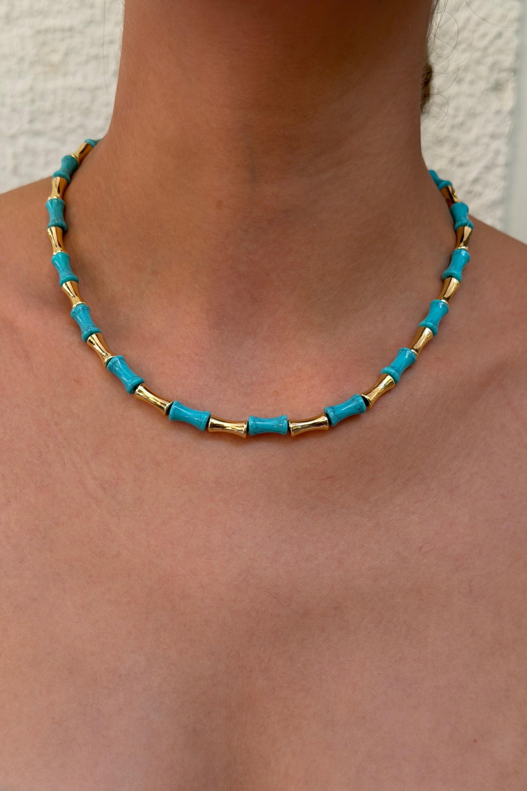 Azure Collection Bamboo Kolye