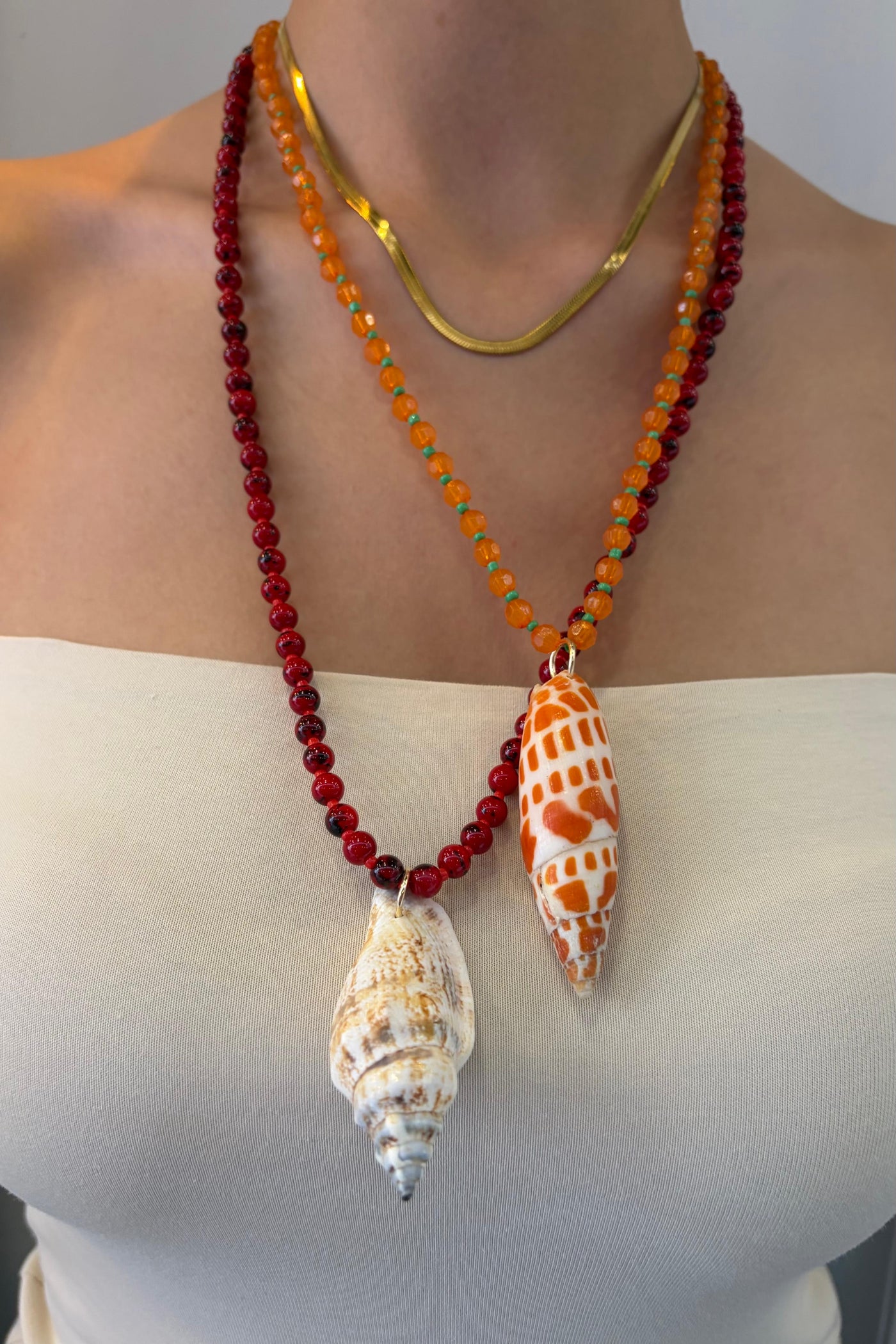 Çelik ZR Charm Set Kolye