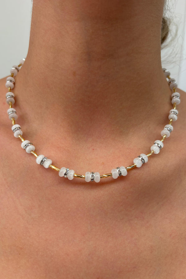 Astera Collection Pearl Kolye Beyaz