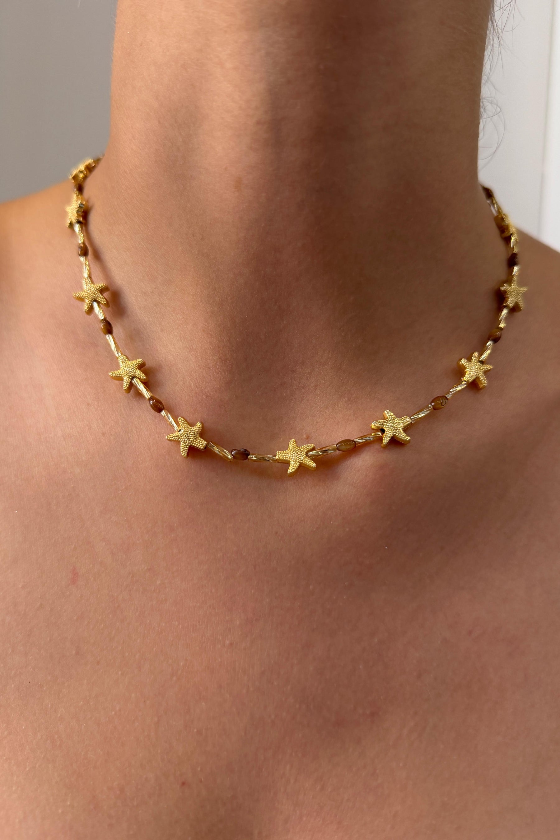 Marea Collection Starfish Kolye Kahverengi