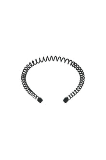 Hailey 90’s Headband – Retro Siyah Taç - Spiral