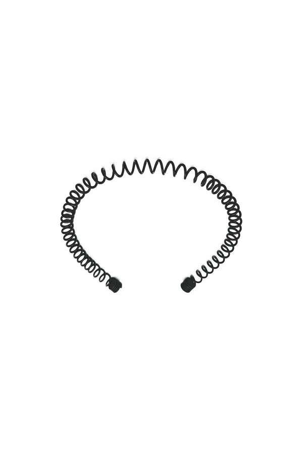 Hailey 90’s Headband – Retro Siyah Taç - Spiral