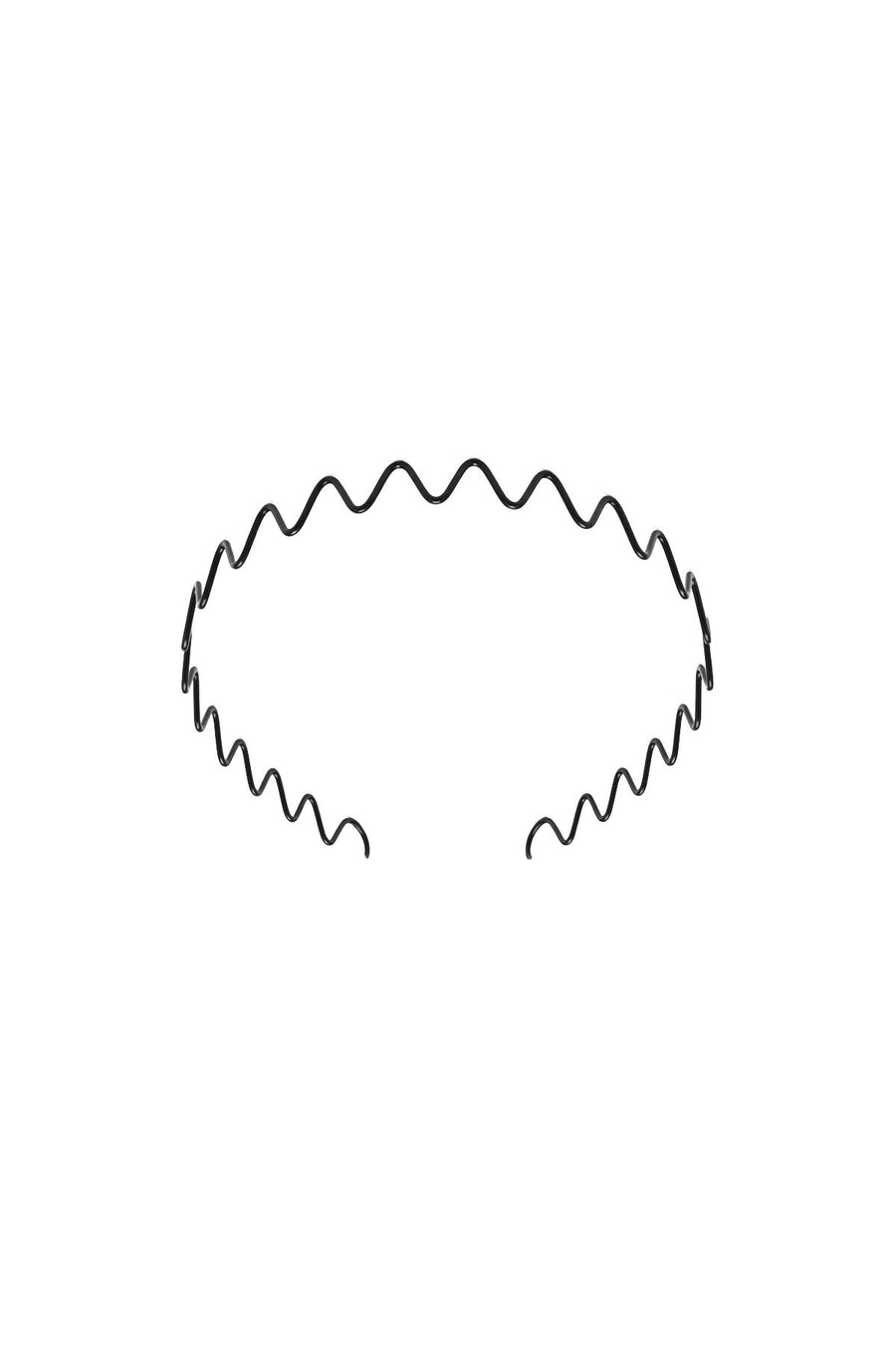 Hailey 90’s Headband – Retro Siyah Taç - Wave