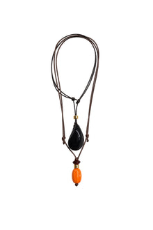 Sienna Cord Necklace Çift Kordon Kolye