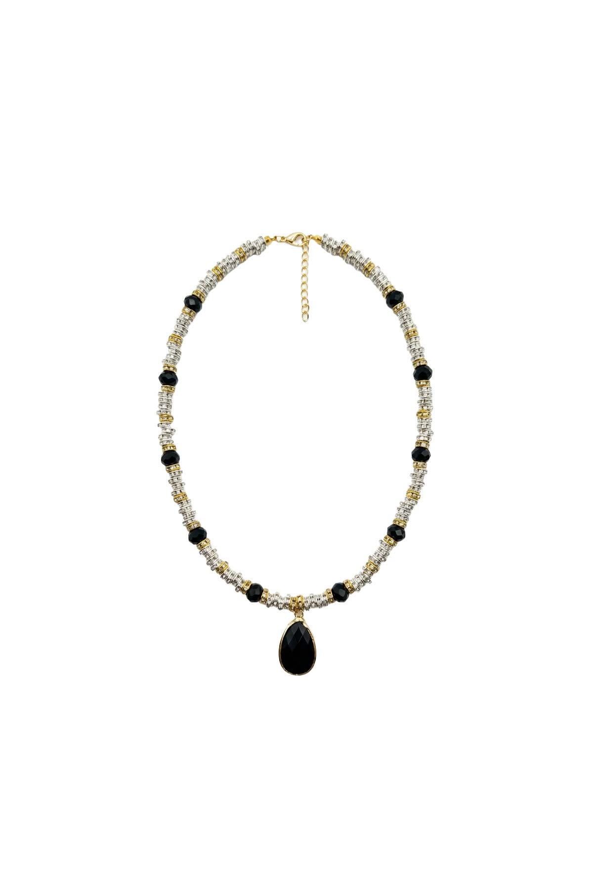 Gem Drop Kolye - Siyah