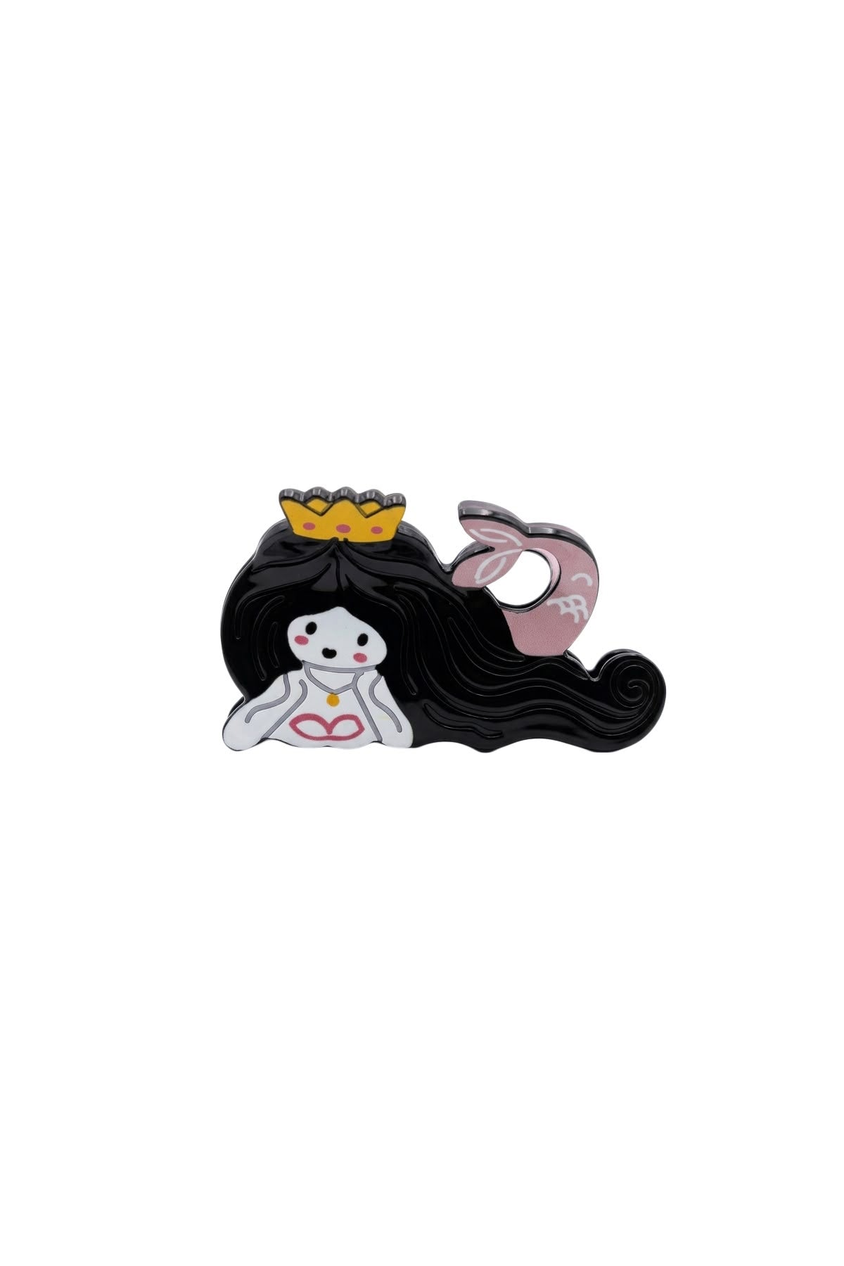 Tiny Tales Collection Mermaid Deniz Kızı Figürlü Asetat Mandal Saç Tokası