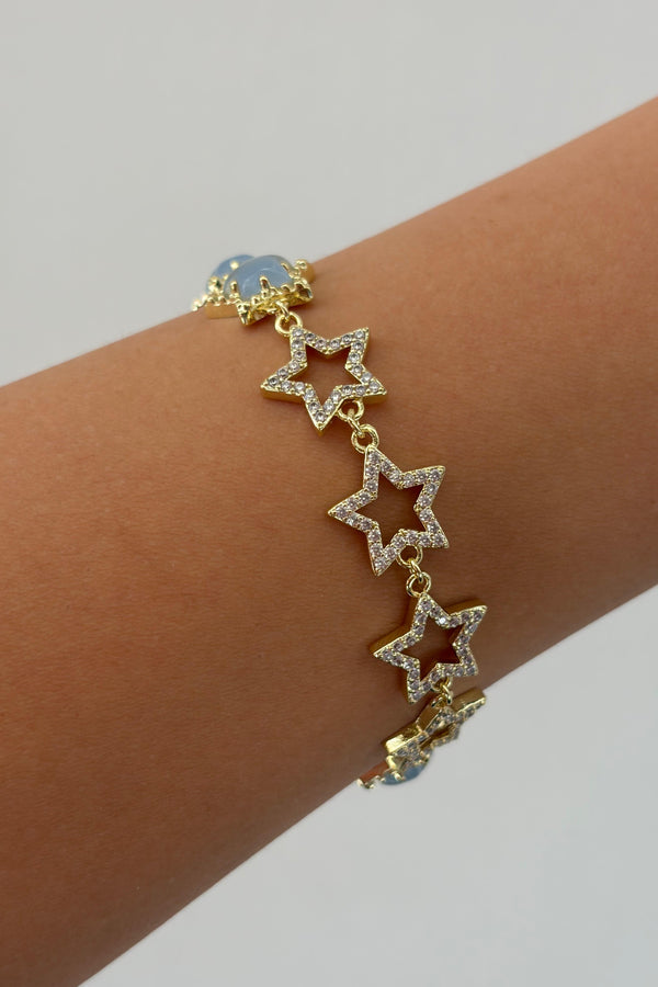 Dreamy Charms Collection Özel Seri Stella Yıldız Bileklik - Mavi