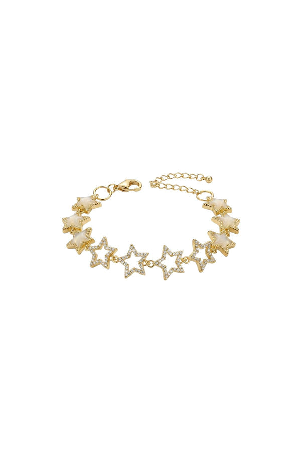 Dreamy Charms Collection Özel Seri Stella Yıldız Bileklik - Sedef