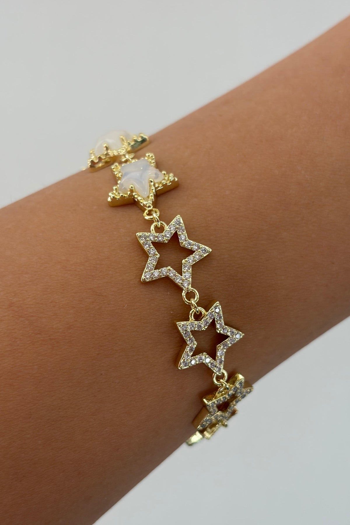 Dreamy Charms Collection Özel Seri Stella Yıldız Bileklik - Sedef