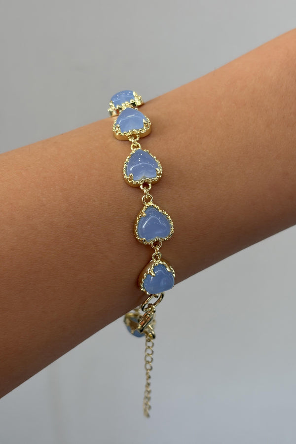 Dreamy Charms Collection Özel Seri Amore Kalp Bileklik - Mavi