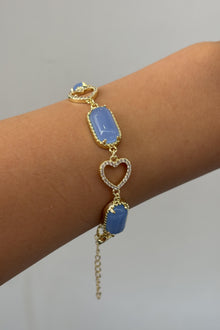 Dreamy Charms Collection Özel Seri Livia Kalp Bileklik - Mavi