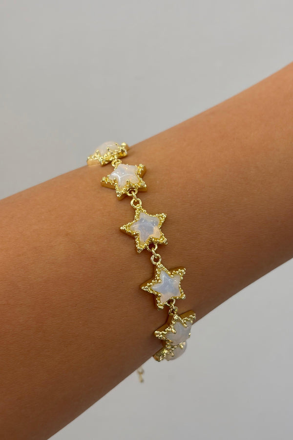 Dreamy Charms Collection Özel Seri Stella Full Bileklik - Sedef