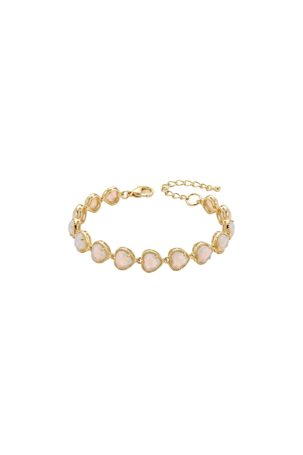 Dreamy Charms Collection Özel Seri Amore Kalp Bileklik - Sedef