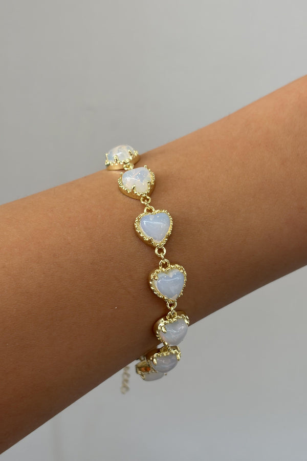 Dreamy Charms Collection Özel Seri Amore Kalp Bileklik - Sedef