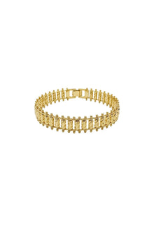 Eclat Collection Twist Link Çelik Üzeri Altın Kaplama Bileklik