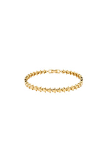 Starry Yıldız Detaylı Çelik Üzeri Altın Kaplama Bileklik
