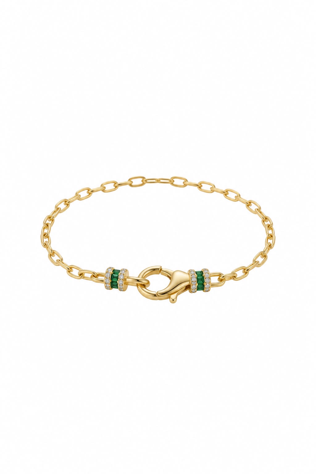 Özel Seri Latch Emerald Bileklik
