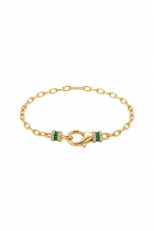 Özel Seri Latch Emerald Bileklik