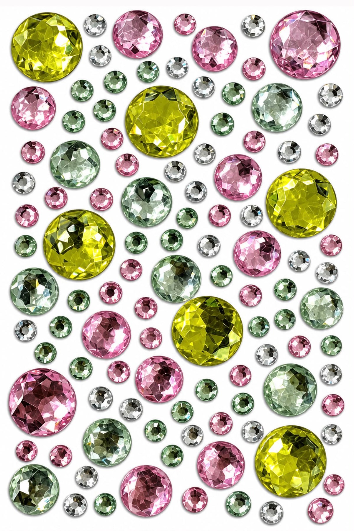 Gem Era Body Jewels Renkli Kristal Yüz ve Vücut Taşı Sticker