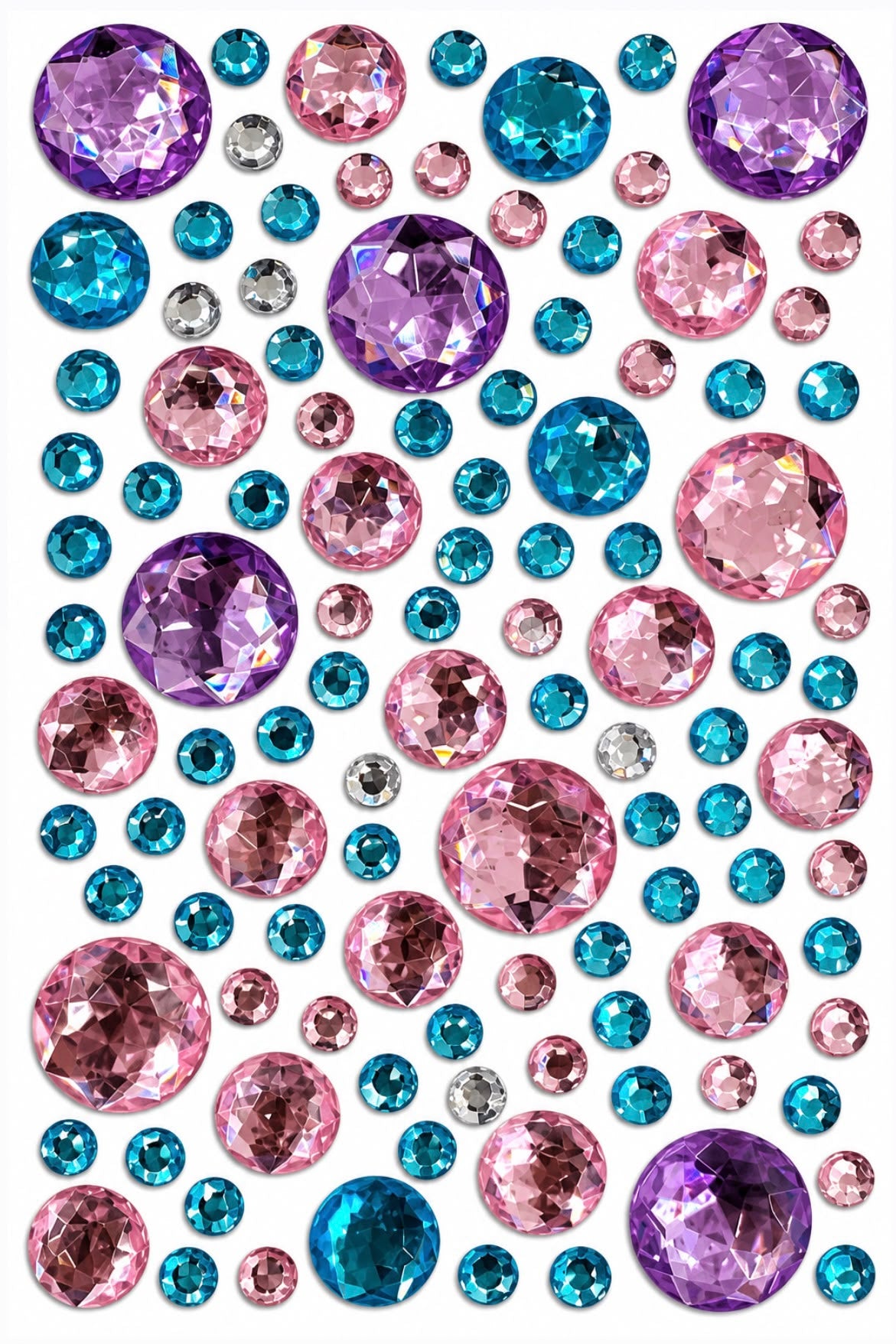 Gem Era Body Jewels Renkli Kristal Yüz ve Vücut Taşı Sticker