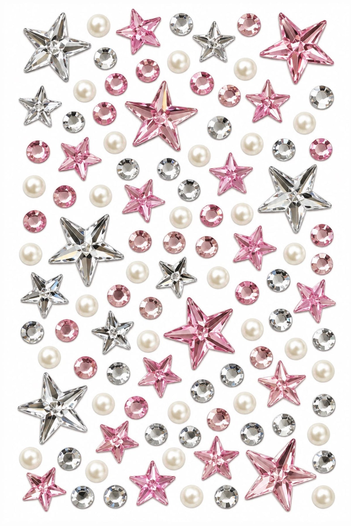 Gem Era Body Jewels Yıldız Figürlü Renkli Yüz ve Vücut Taşı Sticker
