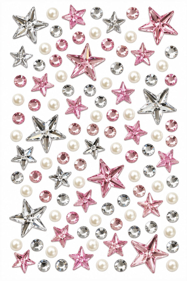 Gem Era Body Jewels Yıldız Figürlü Renkli Yüz ve Vücut Taşı Sticker