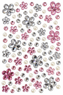 Gem Era Body Jewels Çiçek Figürlü Renkli Yüz ve Vücut Taşı Sticker