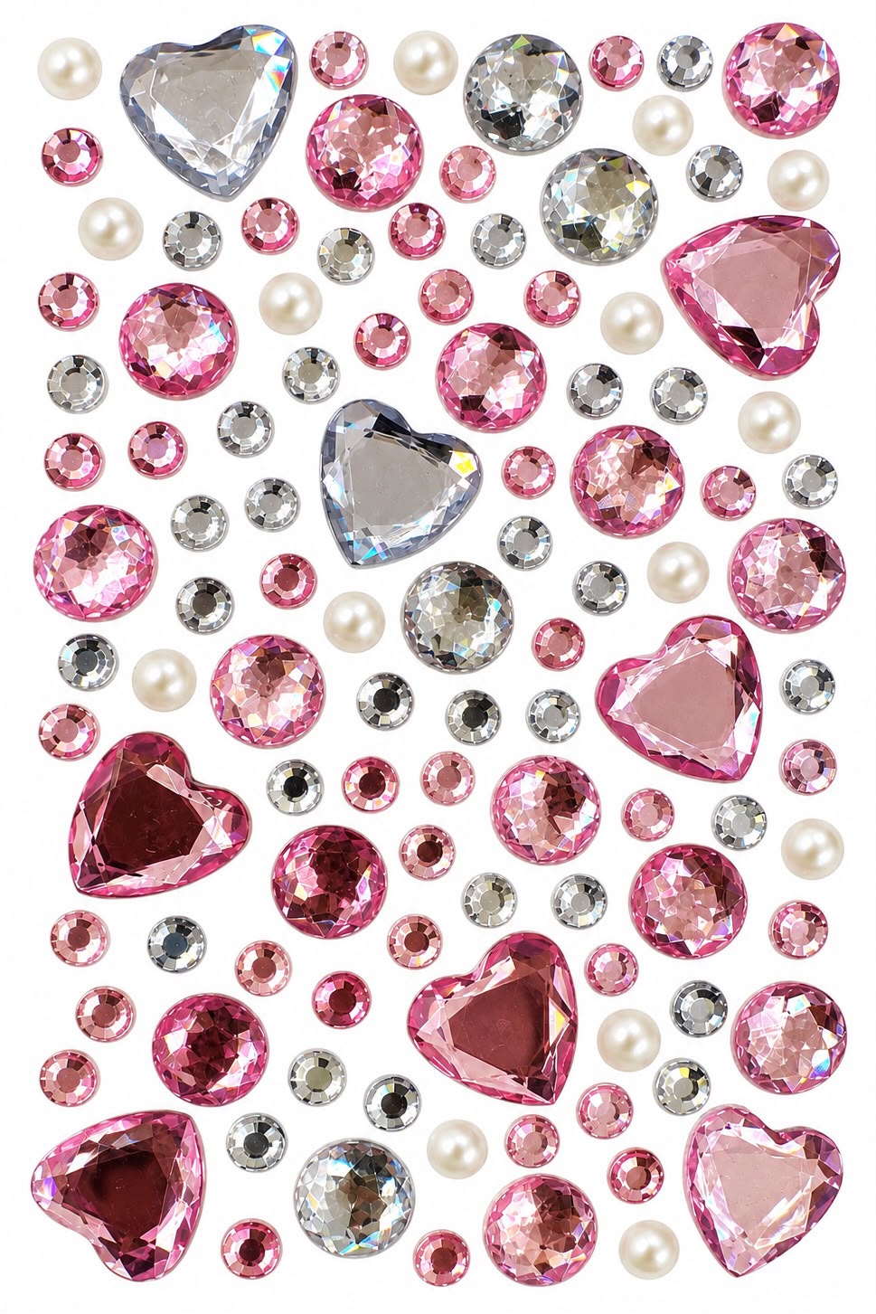 Gem Era Body Jewels Kalp Figürlü Renkli Yüz ve Vücut Taşı Sticker