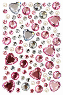 Gem Era Body Jewels Kalp Figürlü Renkli Yüz ve Vücut Taşı Sticker