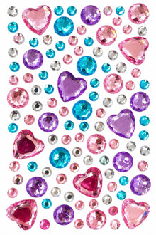 Gem Era Body Jewels Kalp Figürlü Renkli Yüz ve Vücut Taşı Sticker