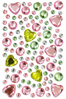 Gem Era Body Jewels Kalp Figürlü Renkli Yüz ve Vücut Taşı Sticker