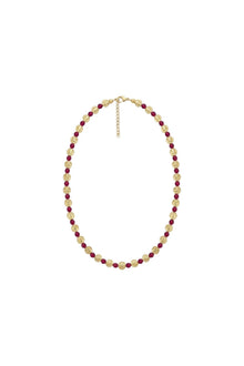 Rouge Taşlı Gold Renkli Kolye
